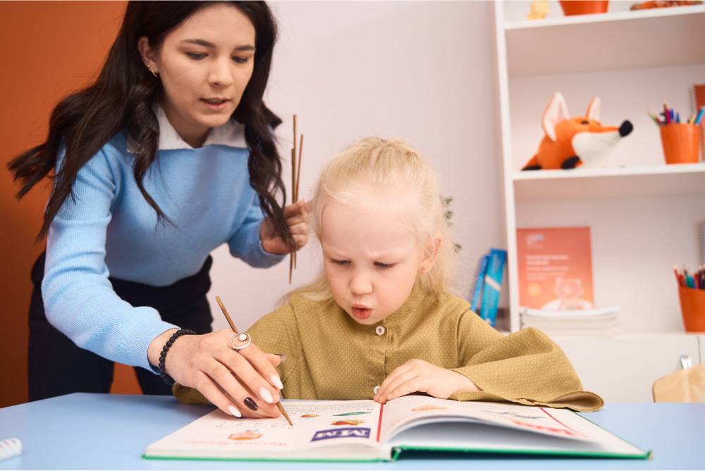 Qualified governess providing childcare education.